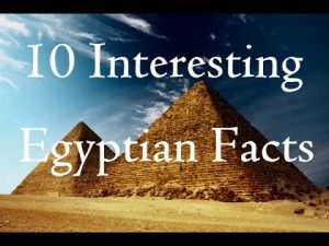 สิบข้อมูลเกี่ยวกับอียิปต์โบราณ